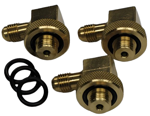 90º Swivel Quick-Connect Adapters Set of 3